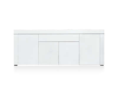 Glansig White Buffet Table - 180 cm
