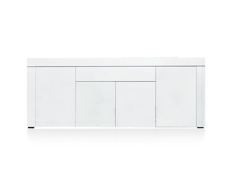 Glansig White Buffet Table - 180 cm