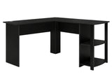 Korr L-shaped Office Desk - Black