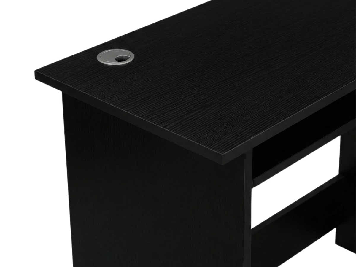 Korr L-shaped Office Desk - Black
