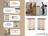 Walden 4-Drawer Tallboy - Set of 2