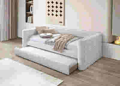 Eira Pull Out Day Bed - Snow White