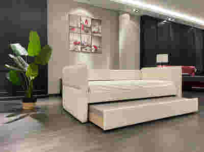 Bora Pull Out Day Bed - Cream
