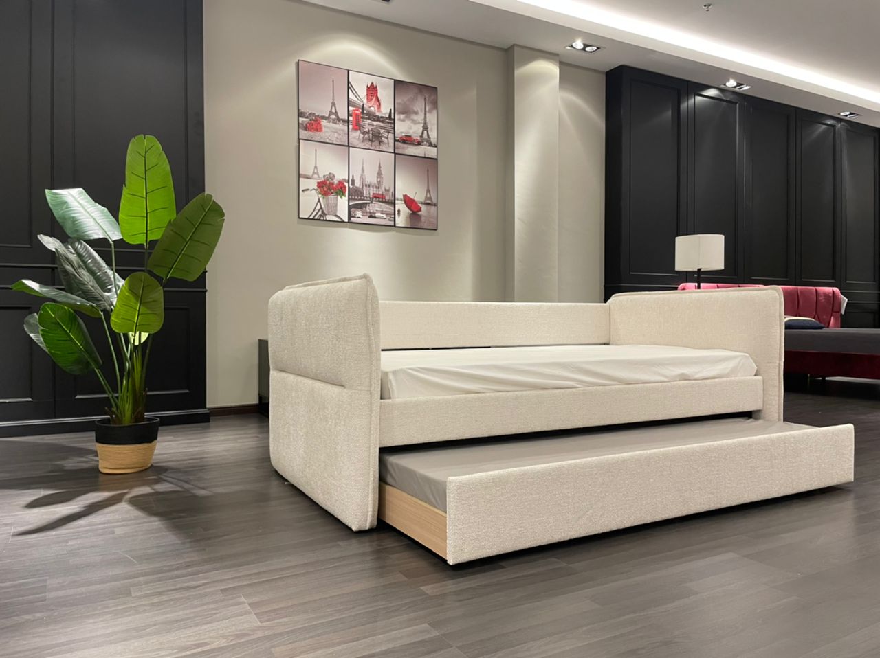 Bora Pull Out Day Bed - Cream