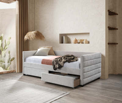 Aquilo Day Bed With Drawers - Slate
