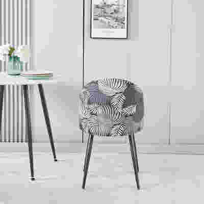 Fernando Dining Chair with Fern Pattern - Set of 4