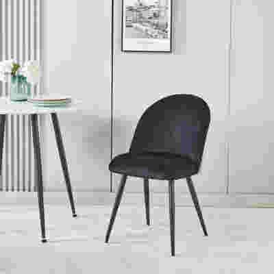 Fernando Dining Chair with Fern Pattern - Set of 4