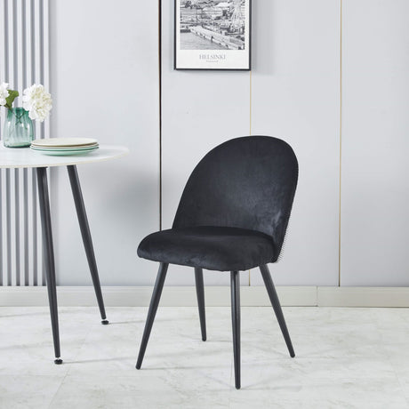 Fernando Dining Chair with Houndstooth - Set of 4