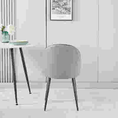 Fernando Dining Chair with Houndstooth - Set of 4