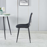 Axis Velvet Dining Seat x4 Fern