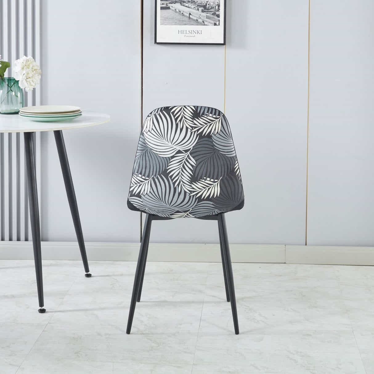 DS Axis Dining Chair with Fern Pattern - Set of 4