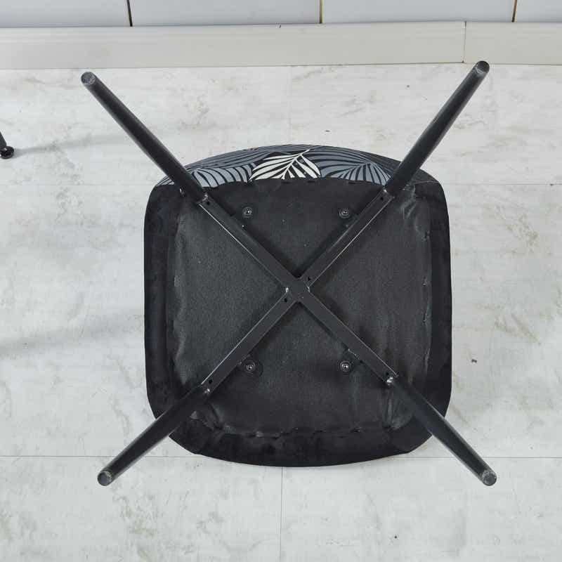 Axis Dining Chair with Fern Pattern - Set of 4