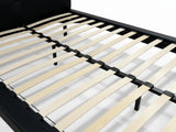 Priscilla PU Bed Frame Black - Queen