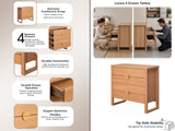 Lunare 4-Drawer Tallboy