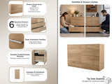 Hamilton 6-Drawer Lowboy