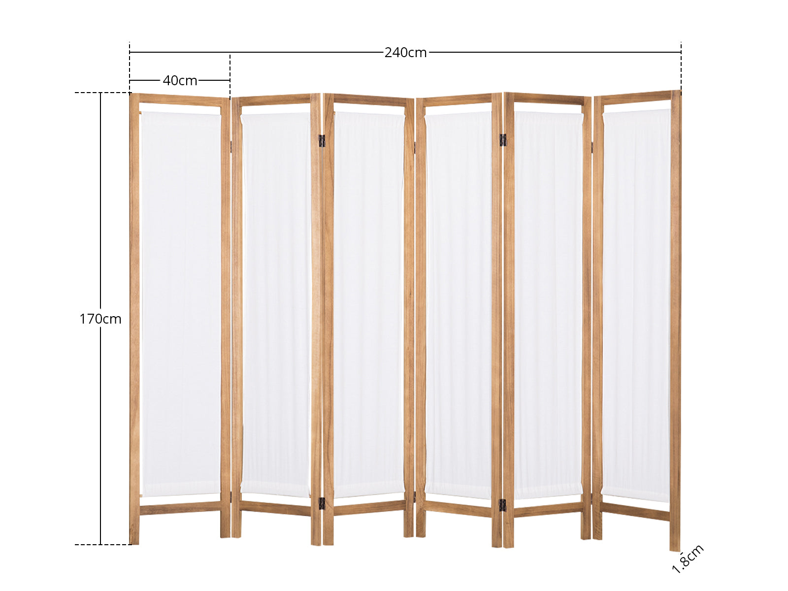 Room divider D S1 6 Panel