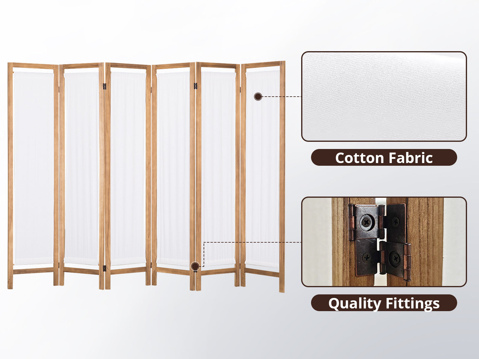 Room divider D S1 6 Panel