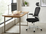 Molina Mesh Task Chair - White + Black