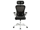 Molina Mesh Task Chair - White + Black