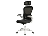 Molina Mesh Task Chair - White + Black