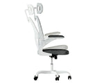 Molina Mesh Task Chair - White + Black