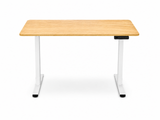 Height Adjustable Desk Set - Oak & White