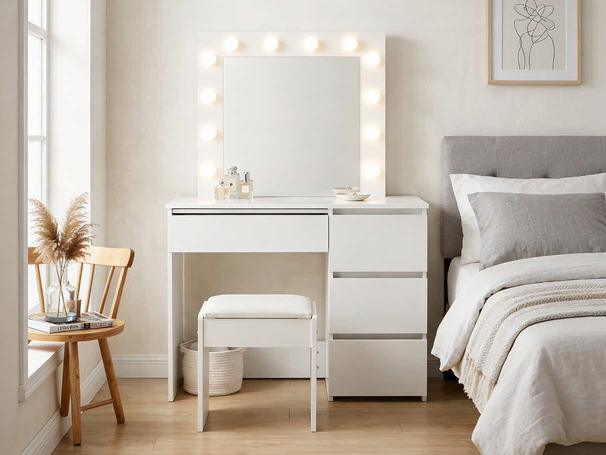 Ignited LED Dressing Table
