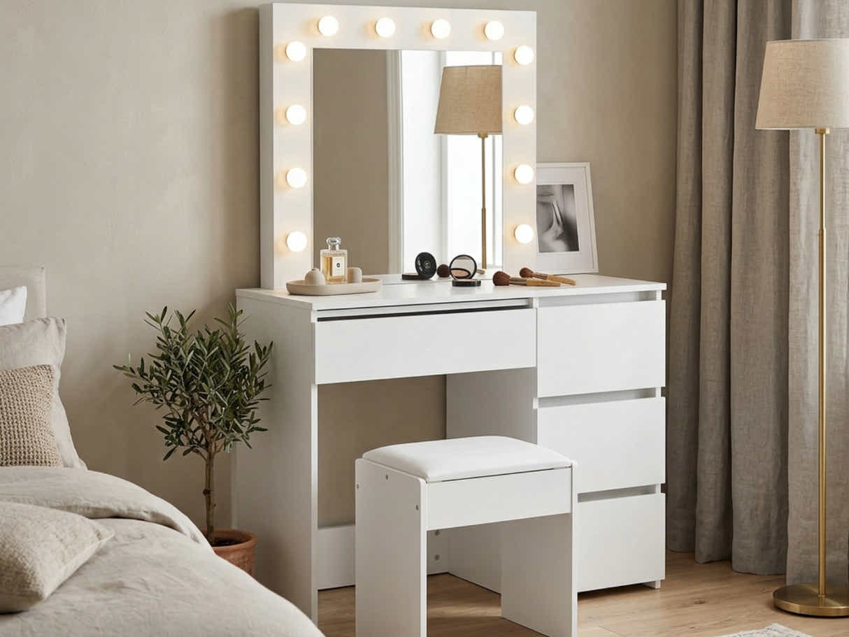 Ignited LED Dressing Table