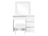 Ignited LED Dressing Table