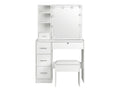 Ignited LED Dressing Table - White