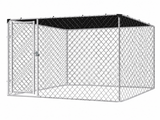 Dog Run With Shade Sail - 2.3m x 2.3m x 1.2m