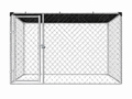 Dog Run With Shade Sail - 2.3m x 2.3m x 1.2m
