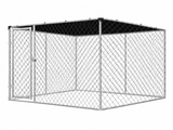 Dog Run With Shade Sail - 2.3m x 2.3m x 1.2m