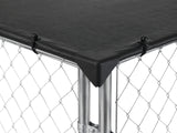 Dog Run with Shade Sail - 3m x 3m x 1.8m