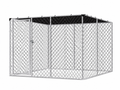Dog Run with Shade Sail - 3m x 3m x 1.8m