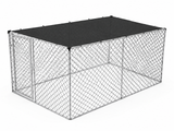 Dog Run With Shade Sail - 4m x 2.3m x 1.8m