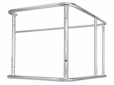Dog Run With Shade Sail - 4m x 2.3m x 1.8m