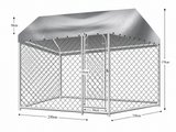 Dog Run with Roof - 2.3m x 2.3m x 1.7m