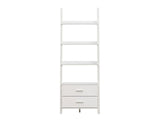 Hollow Core ladder Bookcase - White