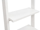 Hollow Core ladder Bookcase - White