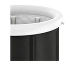 Portable Ice Bath Tub 80X80CM Inflatable Folding Bathtub Spa Massage