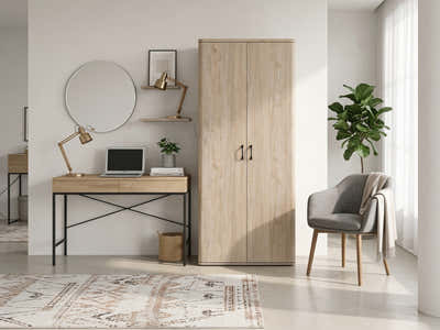 Nigella 2-Door Wooden File Cabinet