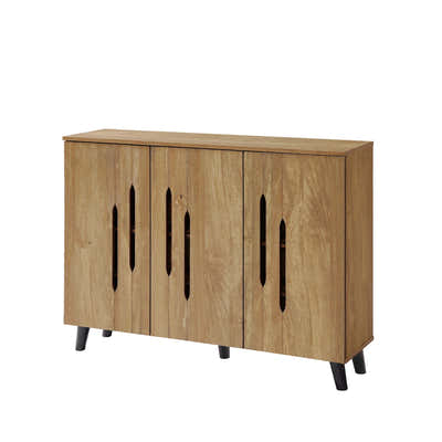 Hydrangea 3 DOORS SHOE CABINET