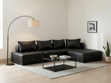 Suellen Sectional Sofa Set PU - Black