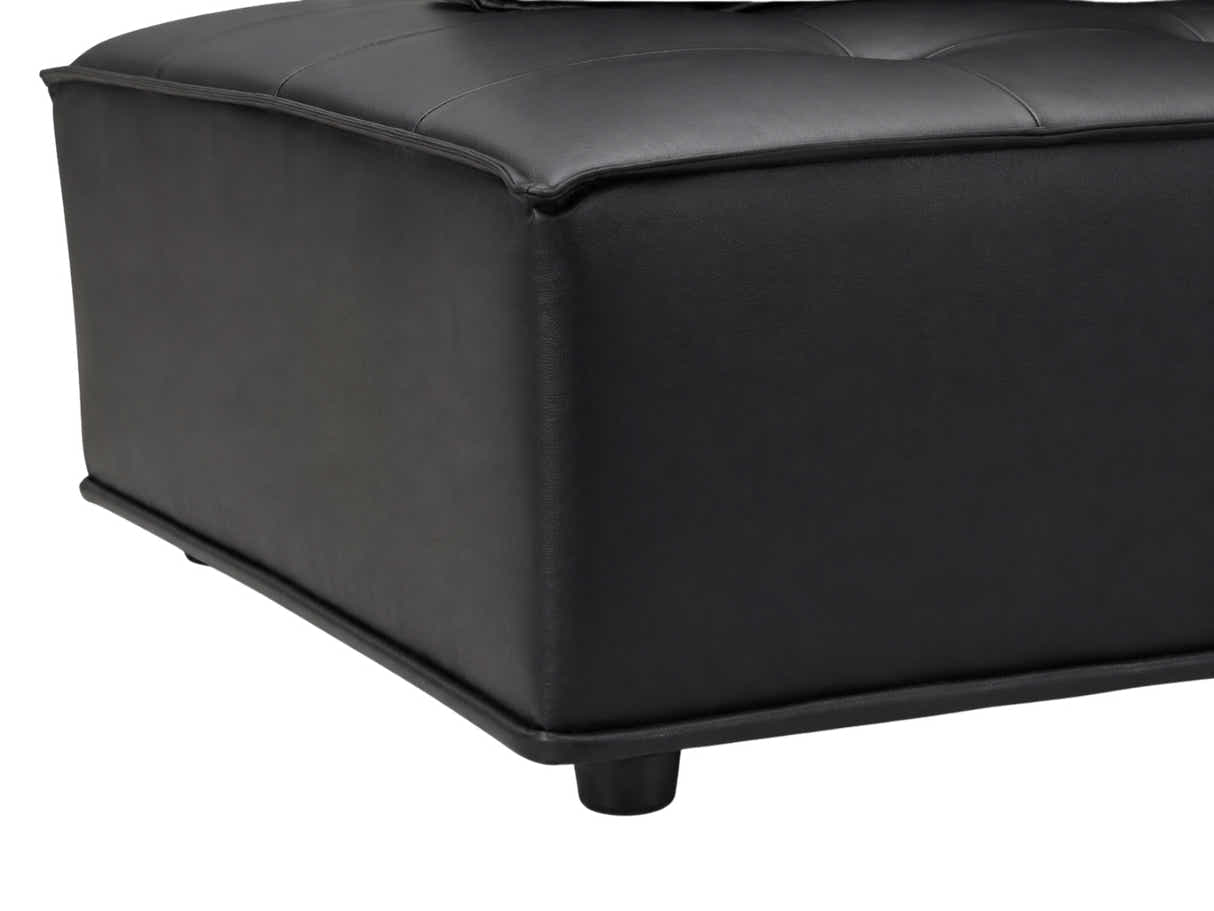 Suellen Sectional Sofa Set PU - Black
