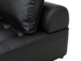Suellen Sectional Sofa Set PU - Black