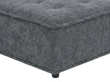 Suellen Sectional Sofa Set Pineapple Velvet - Dark Grey