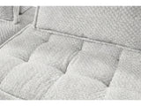 Suellen Sectional Sofa Set Pineapple Velvet - White