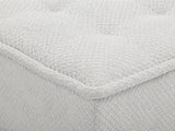 Suellen Sectional Sofa Set Pineapple Velvet - White