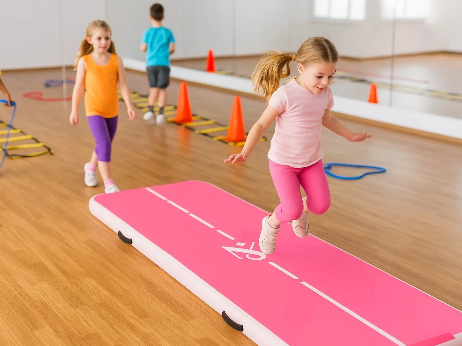 Air Track 400x100x10CM SK Pink